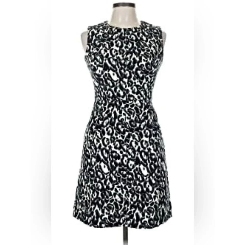 MILLY dress sheath cheetah print size 8 New with tags